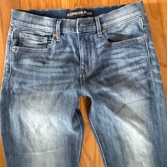 Express Jean Leggings Mid Rise with Stretch - Picture 2 of 6